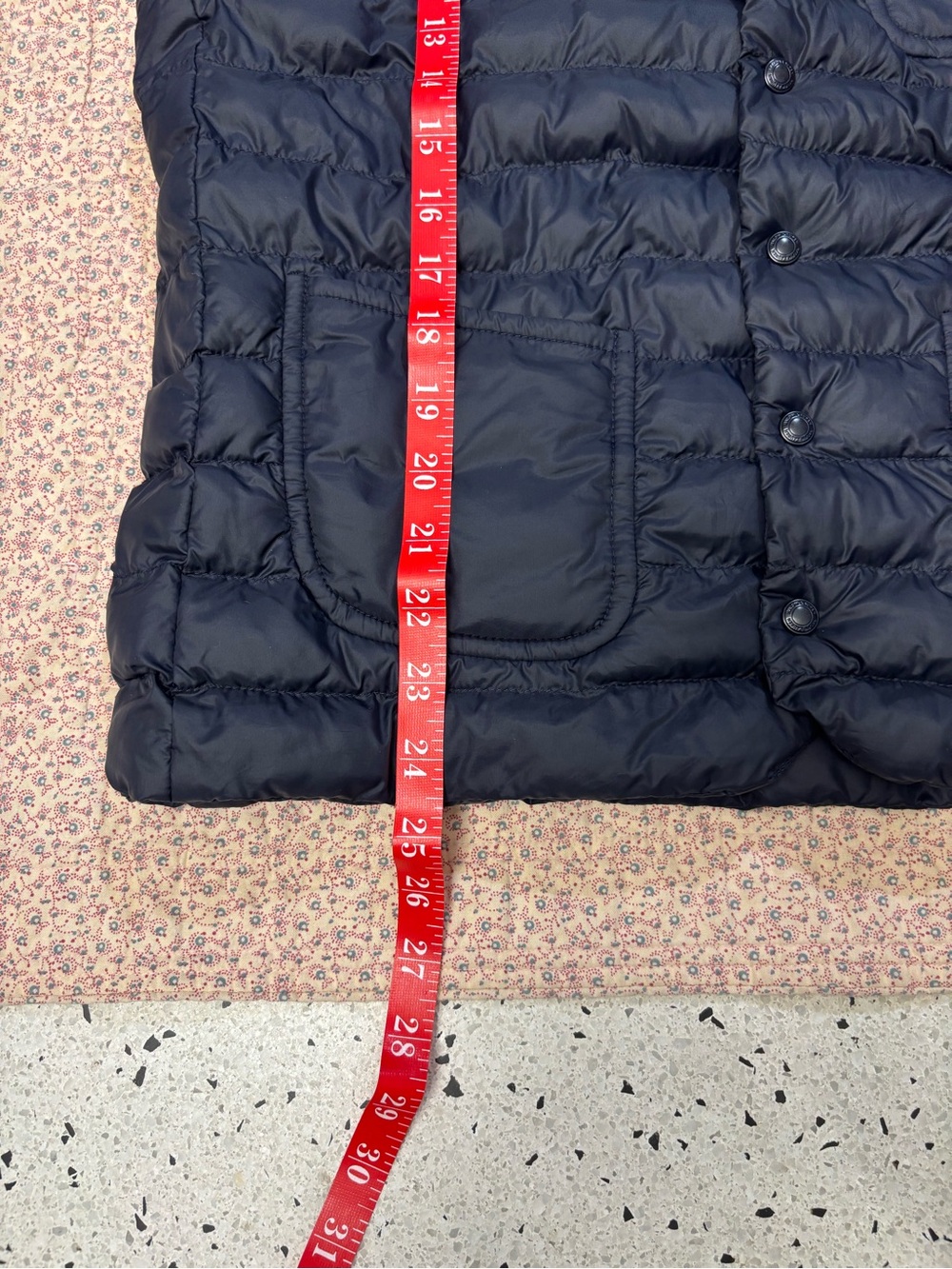 Ralph Lauren Navy Quilted Down Vest - Picture 10 of 10